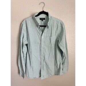 Banana Republic Shirt Mens Medium Striped Button Down Standard Fit Casual Work